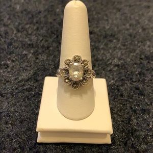 Sterling Silver Marcasite Ring